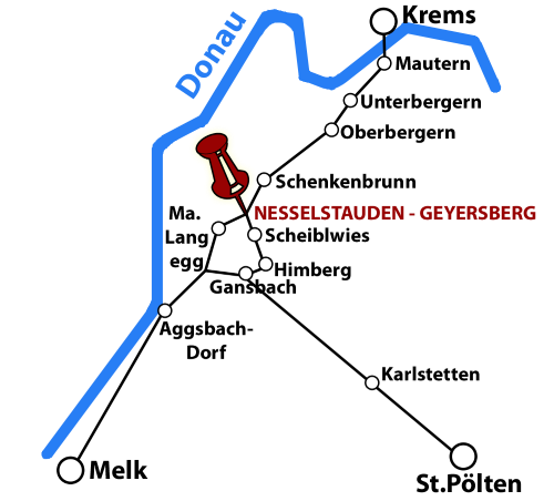 Ortsplan von Nesselstauden-Geyersberg