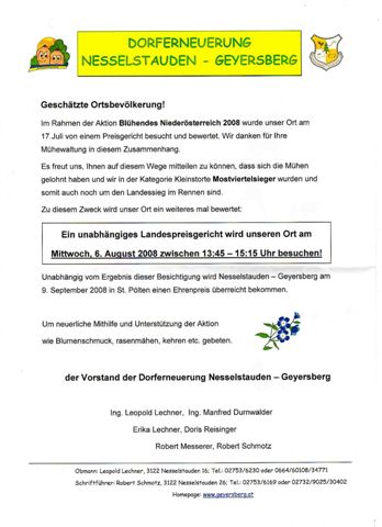 Preisverleihung Sep 2008