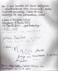 Steinkreis – Gästebuch
