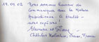 Steinkreis – Gästebuch