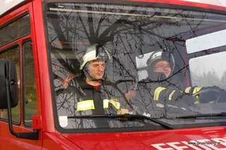 Ausbildungsprüfung Löscheinsatz 2009, Foto 1