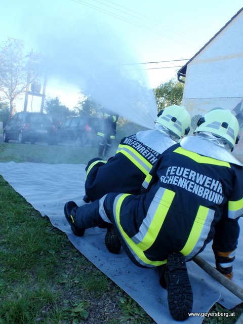 Strahlrohrtraining für Atemschutgeräteträger
