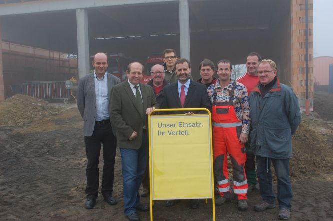 Fortschritte beim Bau des neuen FF-Hauses und Veranstaltungszentrums in Geyersberg