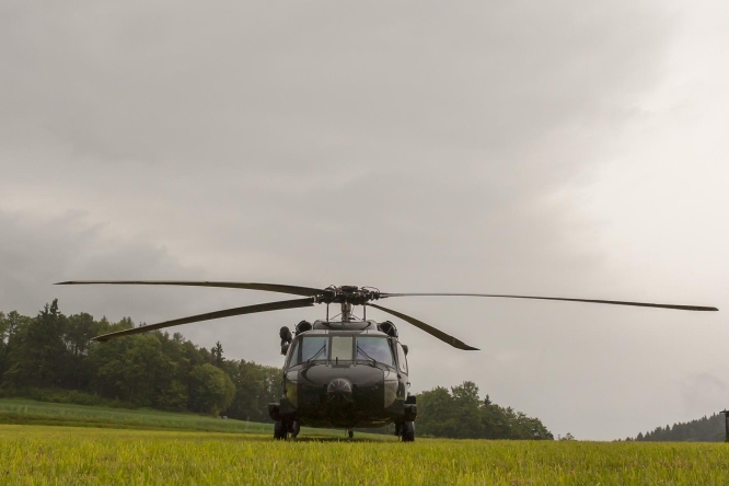 Flugdienstübung in Schenkenbrunn