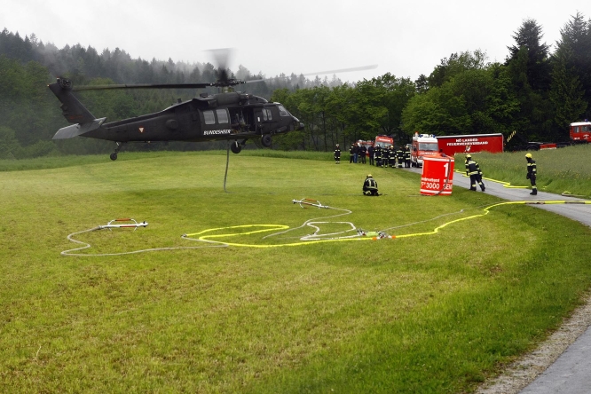 Flugdienstübung in Schenkenbrunn