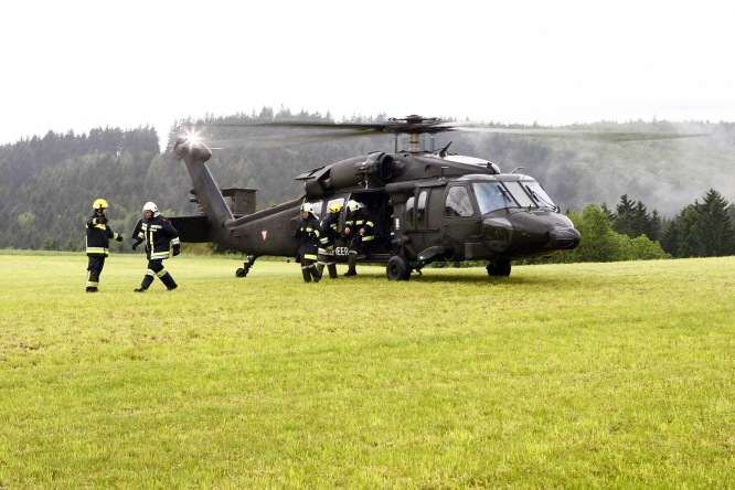 Flugdienstübung in Schenkenbrunn