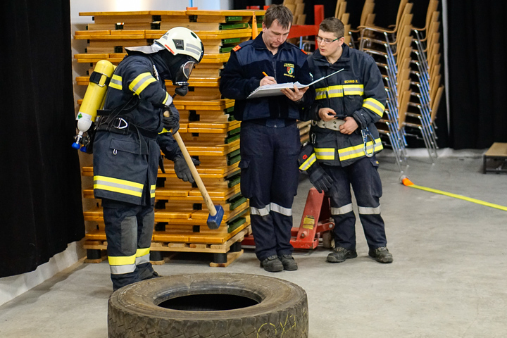Leistungstest für Atemschutzgeräteträger