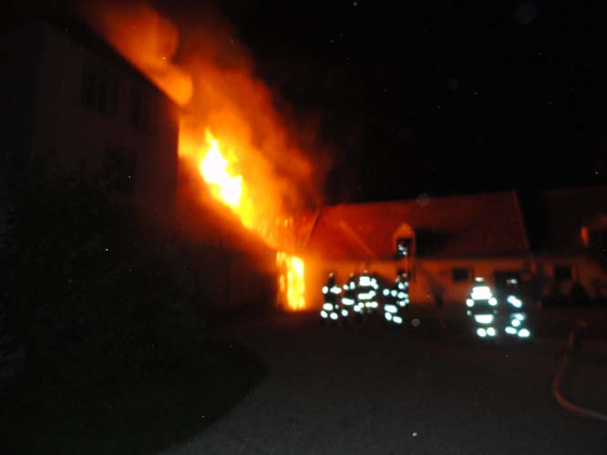 Brandeinsatz -Gurhof