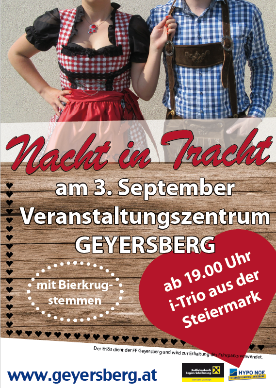 Florianimarsch und FF Fest in Geyersberg am 3. und 4. September 2016
