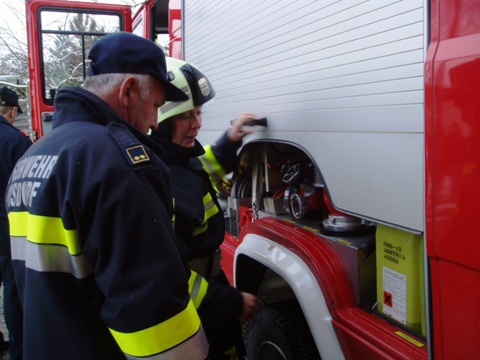 Aulbildungsprüfung Löscheinsatz 2008