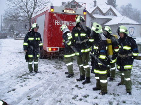 Aulbildungsprüfung Löscheinsatz 2008