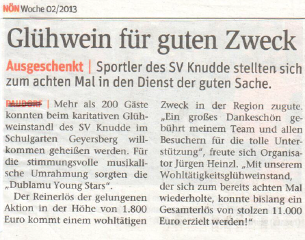Glühweinstand 2012